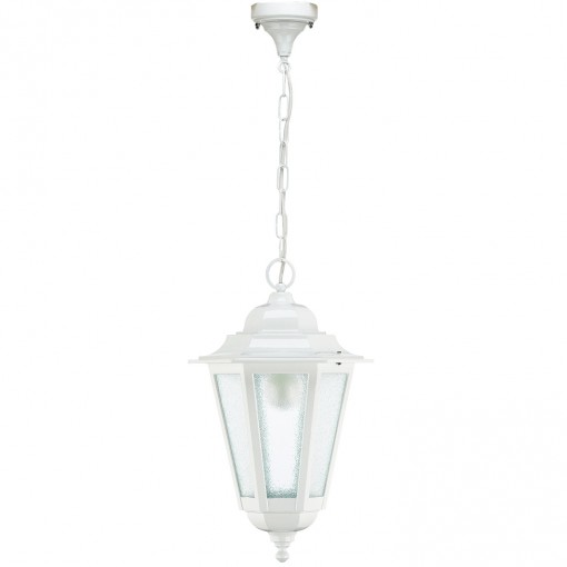 Classical Suspended Fixture Pendant ELITE 6 IP44 E27 42W Frosted glass