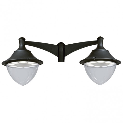 Luminaire for pole 2 arms Gunther-48 2 arms