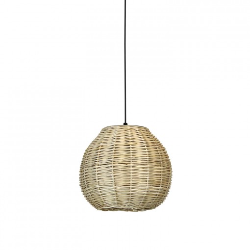 Suspended Lamp NATURAL S mimbre claro