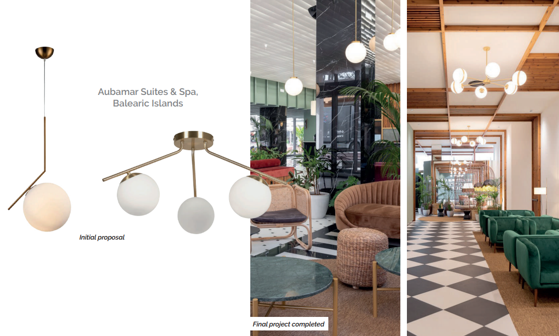 Manufacture of glass and methacrylate lamps